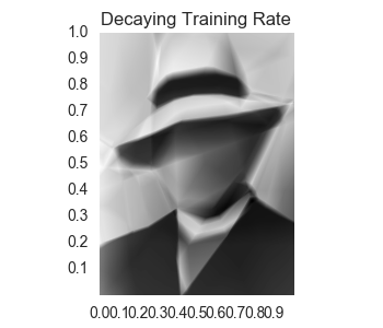 Pic of Result for Decaying Training Rate